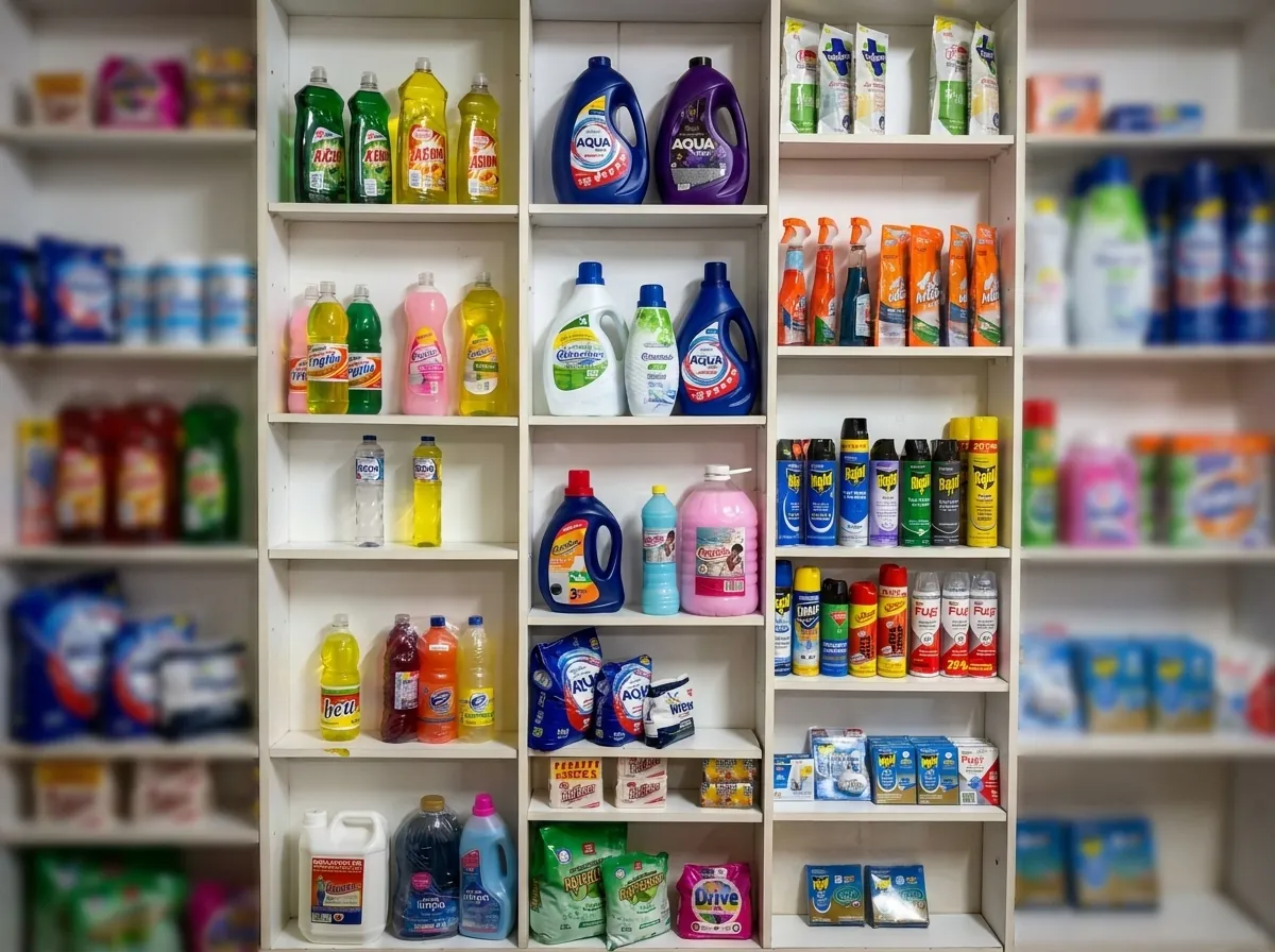 Artículos de limpieza por mayor: detergentes, lavandina y jabón