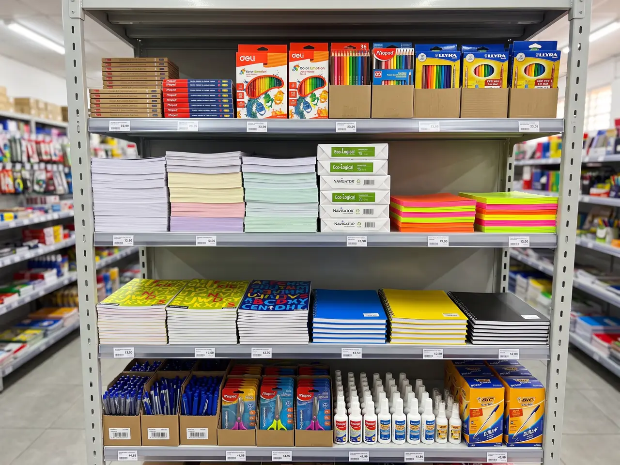 Papelería y artículos escolares por mayor: cuadernos, lápices y útiles